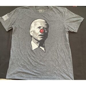 Shield Republic Shirt Mens XL Joe Biden Clown Nose Graphic Funny Tee Political